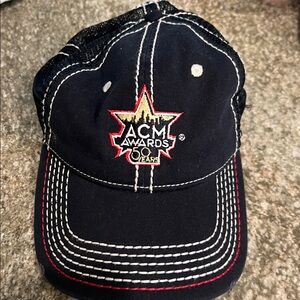 ACM AWARDS 50 YEARS Adjustable Baseball Black Cap Mesh Reverse Stitch